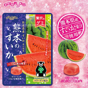 日本 扇雀饴熊本西瓜味 果汁软糖水果味QQ橡皮糖