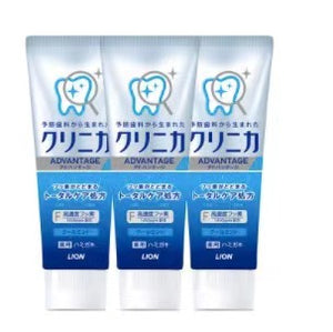 LION狮王 CLINICA ADVANTAGE 酵素洁净防护牙膏 (清凉薄荷)3支