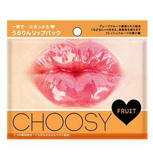 日本PURE SMILE CHOOSY 两用水嫩浸透唇膜 水果口味 5片