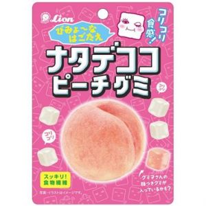 日本LION狮王 桃子味果汁方块软糖果 44g