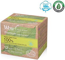 将图片加载到图库查看器，韩国 DONGSUNG WOW premium health from natural 100% organic cotton cover  12pads 25cm
