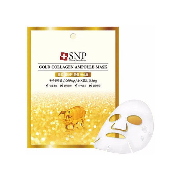 韩国SNP 黄金胶原蛋白保湿紧肤面膜 10片