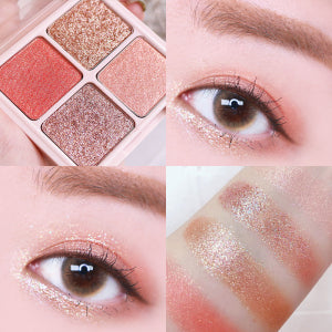 Korea PERIPERA Sugar Twinkle Glitter Palette 4-color eyeshadow palette