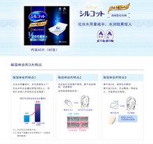 Load image into Gallery viewer, Japanese version of UNICHARM 1/2 water-saving super absorbent cotton pad 40pcs
