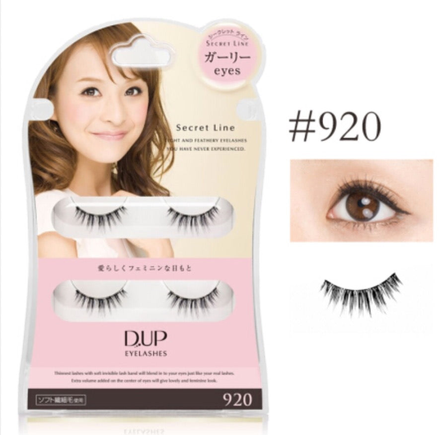 DUP Eyelashes Secret Line 920  (2 pairs)