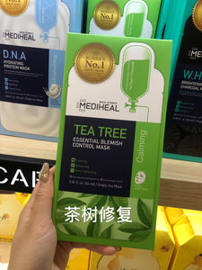 MEDIHEAL TEA TREE essential blemish control mask  5 sheets