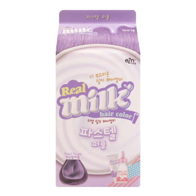 韩国DONG SUNG PHARM EZN 牛奶摇摇染发剂染发膏 #PASTEL PURPLE 60g+60ml