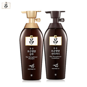 韩国 ryo 棕吕滋养防脱固发 洗发水 500ml + 护发素500ml 新包装