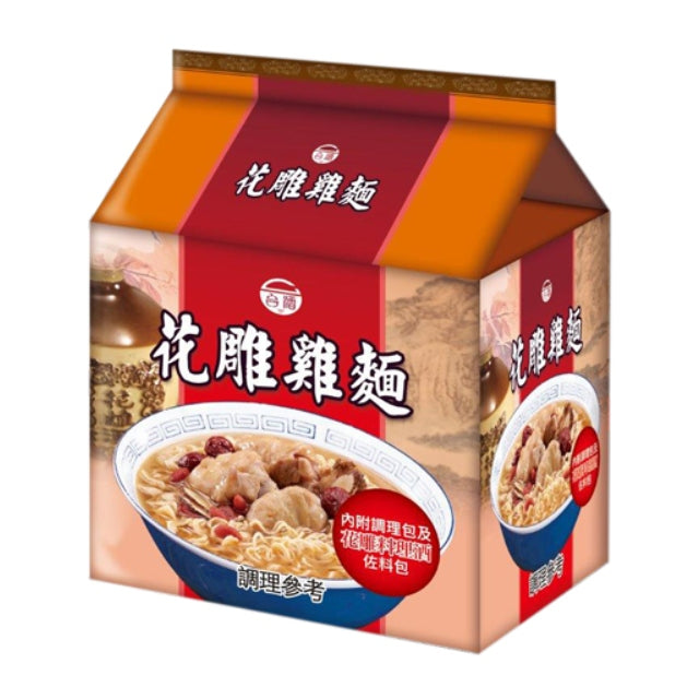 新品零食！台湾满汉大餐 花雕鸡面 3包/袋