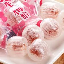 日本理本生梅饴糖果 话梅夹心水晶硬糖含50%梅肉 110g