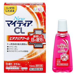 日本千寿制药 senju my tear 滴眼液眼药水 改善用眼过度的眼疲劳 清凉感7 度