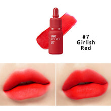 将图片加载到图库查看器，韩国 PERIPERA NEW INK THE VELVET (AD) - 4g #7 Girlish Red

