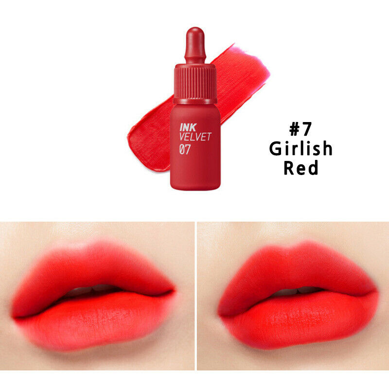 韩国 PERIPERA NEW INK THE VELVET (AD) - 4g #7 Girlish Red