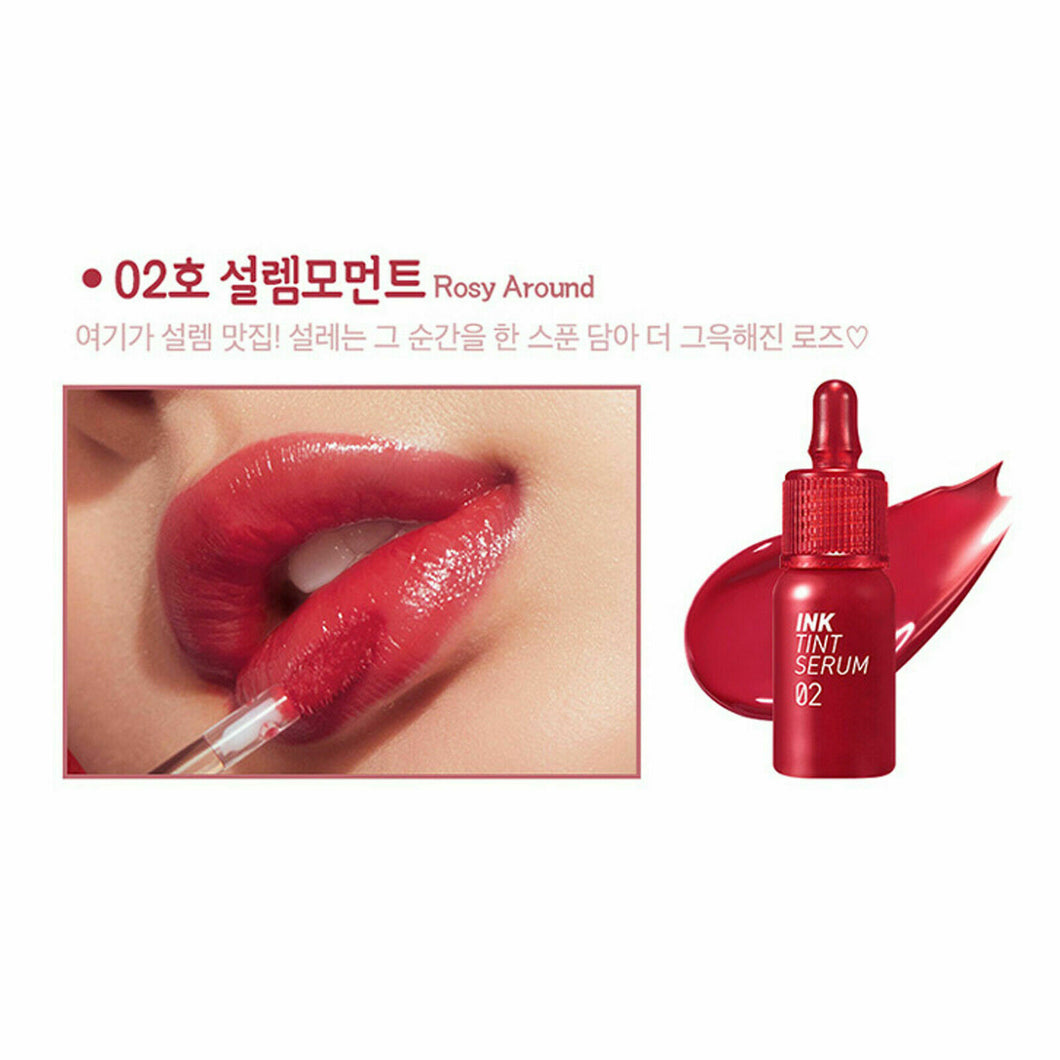 韩国 PERIPERA Ink Tint Serum Lip tint Glossy  #2 Rosy around