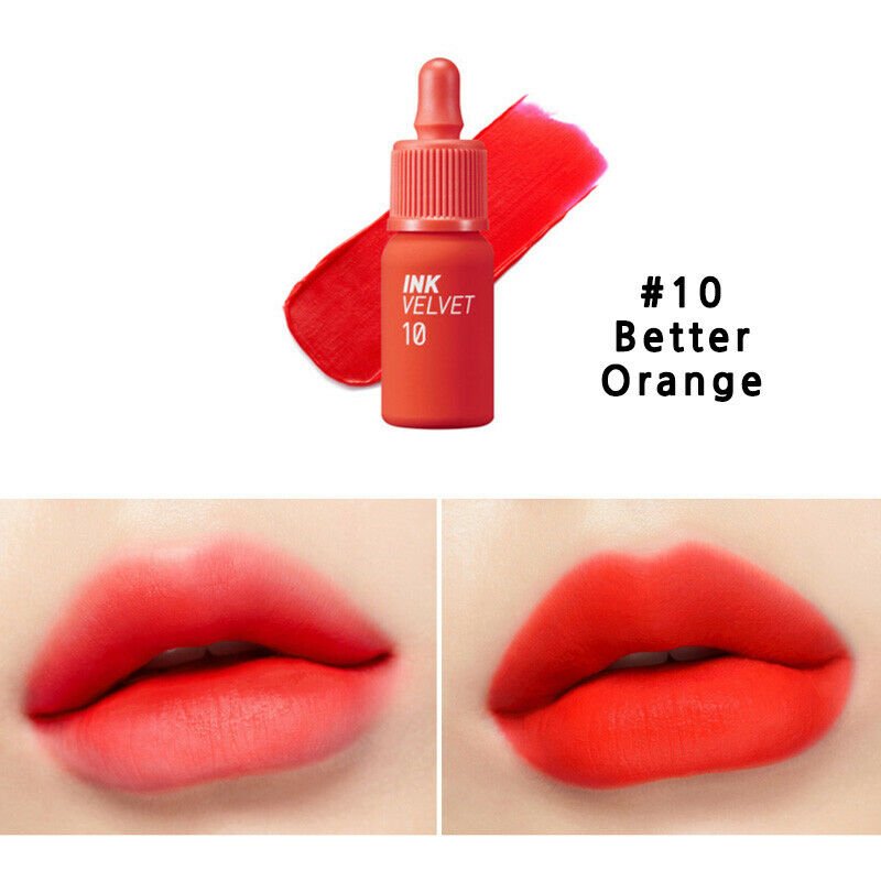 韩国 PERIPERA NEW INK THE VELVET (AD) - 4g #10 Better Orange